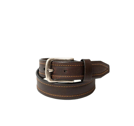 Vintage Golden Stitched Belt