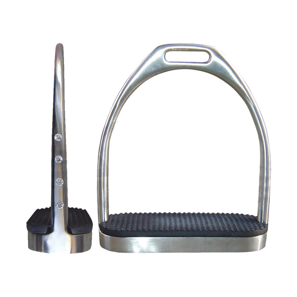 English Stirrups Coated Rhinestone Stainless Steel