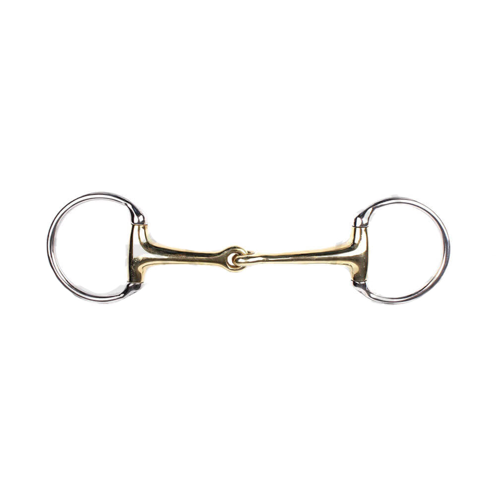 D Ring Snaffle Bit Gold Color German Stainless Steel