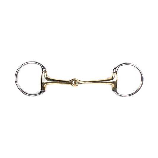 D Ring Snaffle Bit Gold Color German Stainless Steel