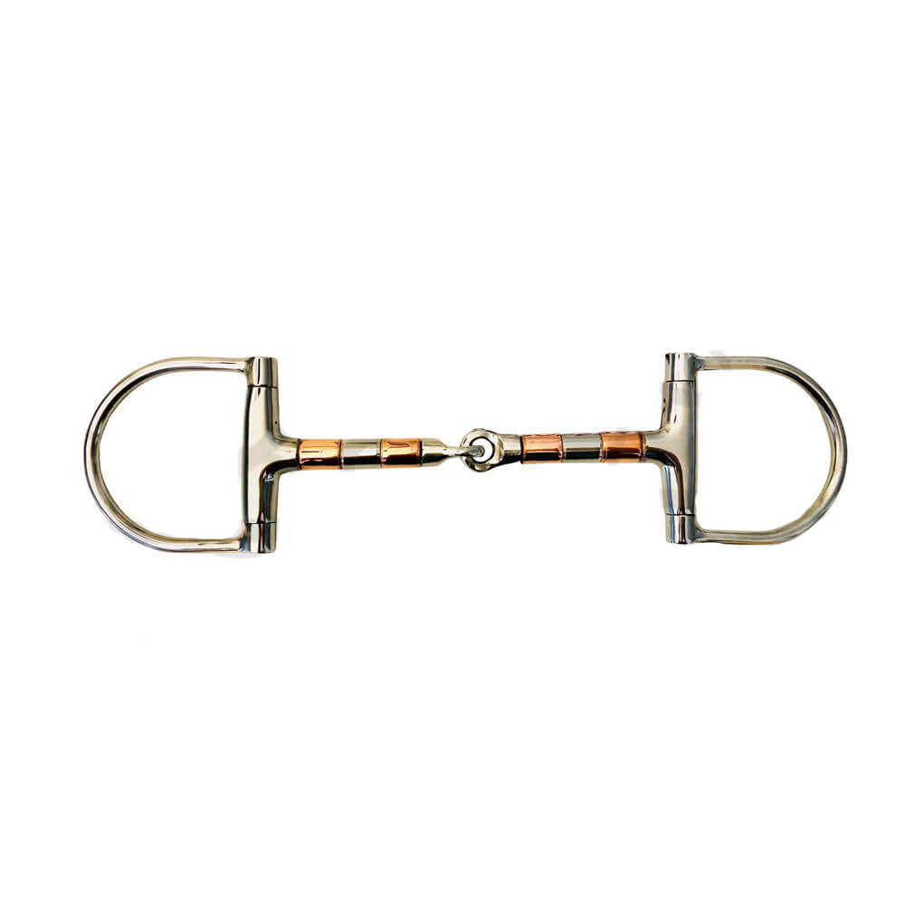 Copper Roller Bit D Ring Snaffle Horse Supplies