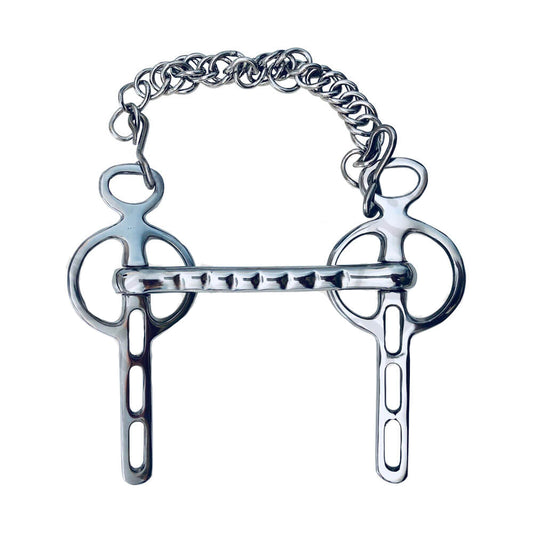 Pelham Bits Gag Horse Bits Stainless Steel With Chain