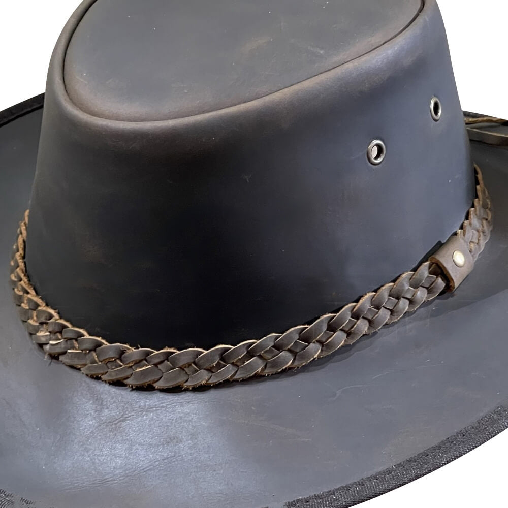 Brown Vintage Western Hat Wide Brim For Men & Women