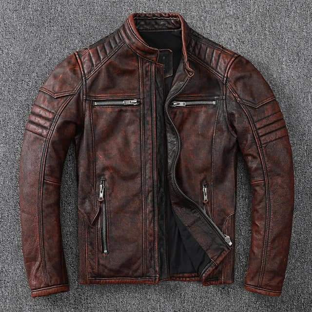 Pure leather jacket by Anchor