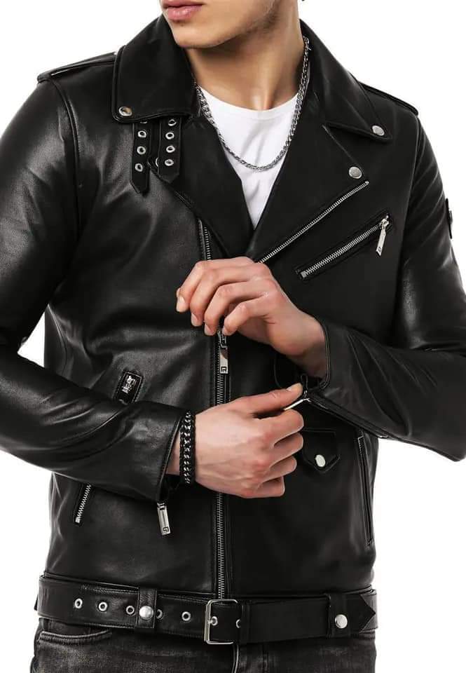 Pure leather jacket by Anchor