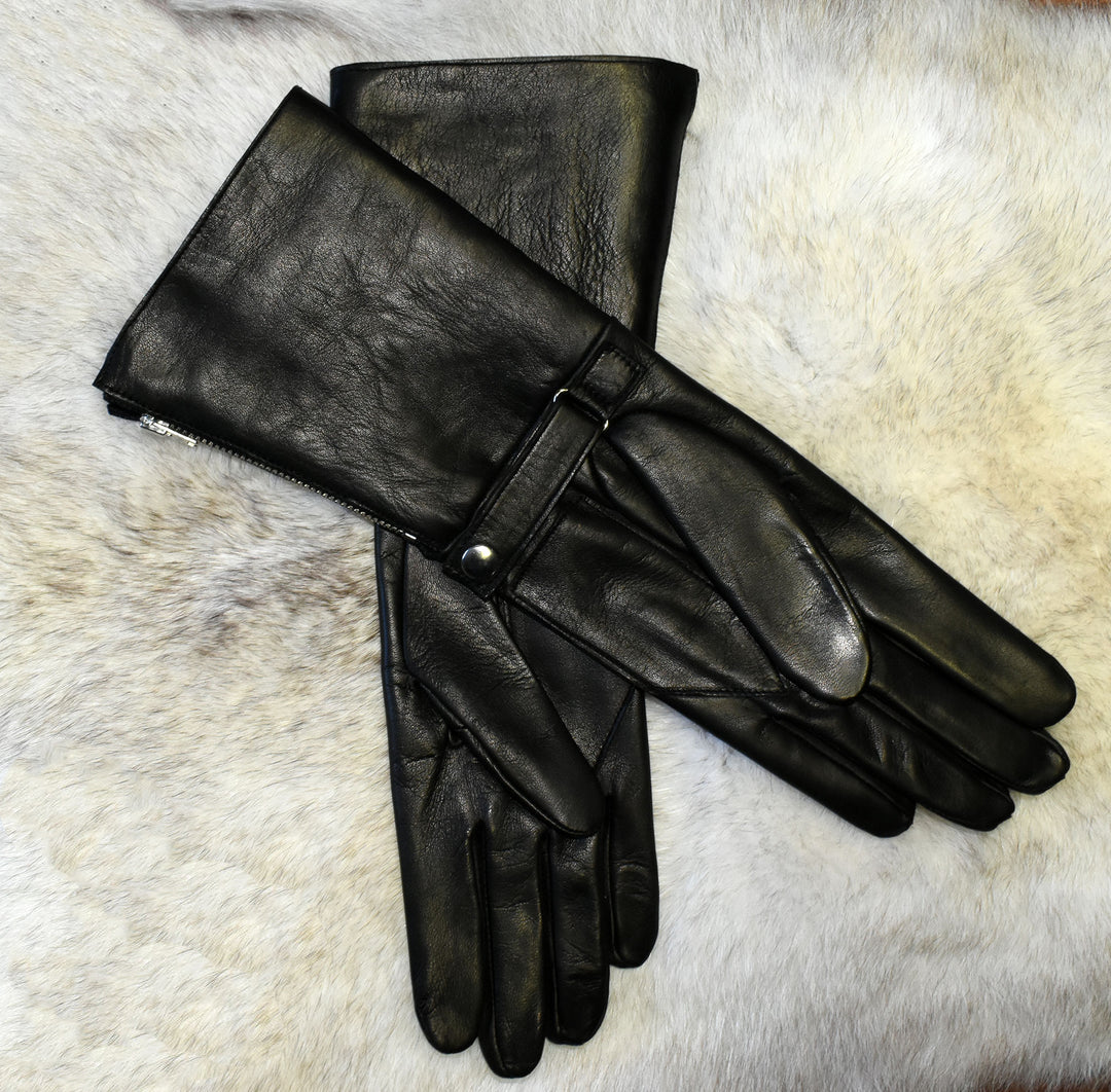 Long Black Gloves