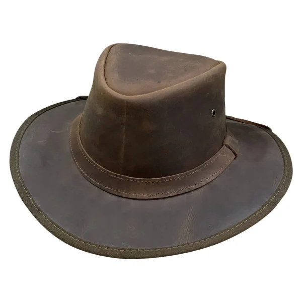 Australian Leather Cowboy Hat Cow Crazy Leather - Image 2