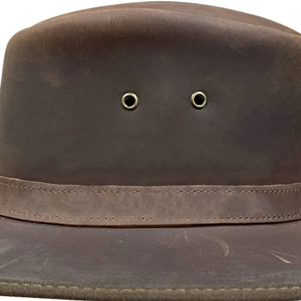 Australian Leather Cowboy Hat Cow Crazy Leather - Image 4