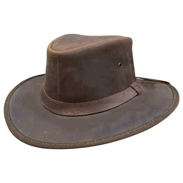 Australian Leather Cowboy Hat Cow Crazy Leather - Image 6